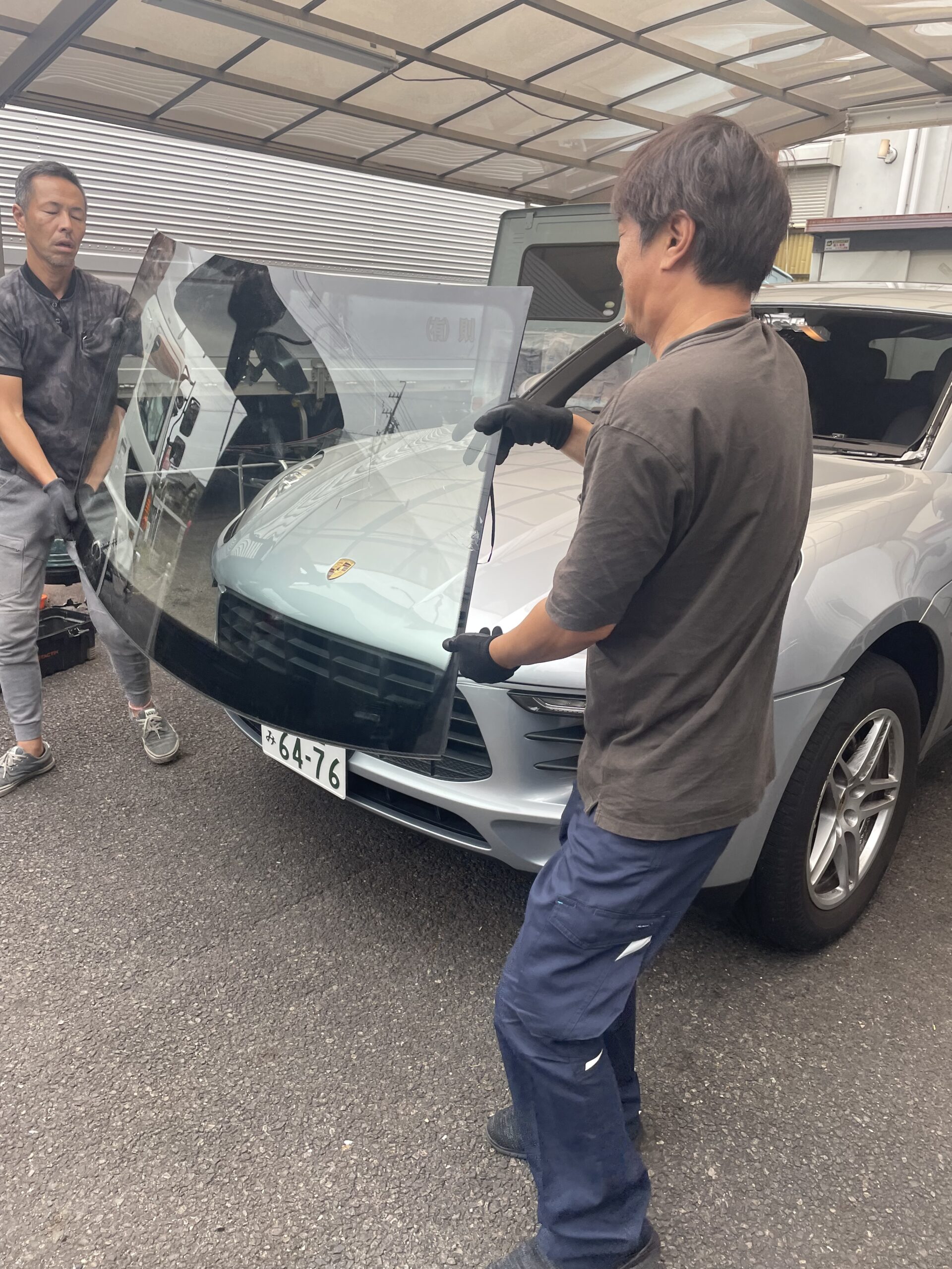 ガラス交換